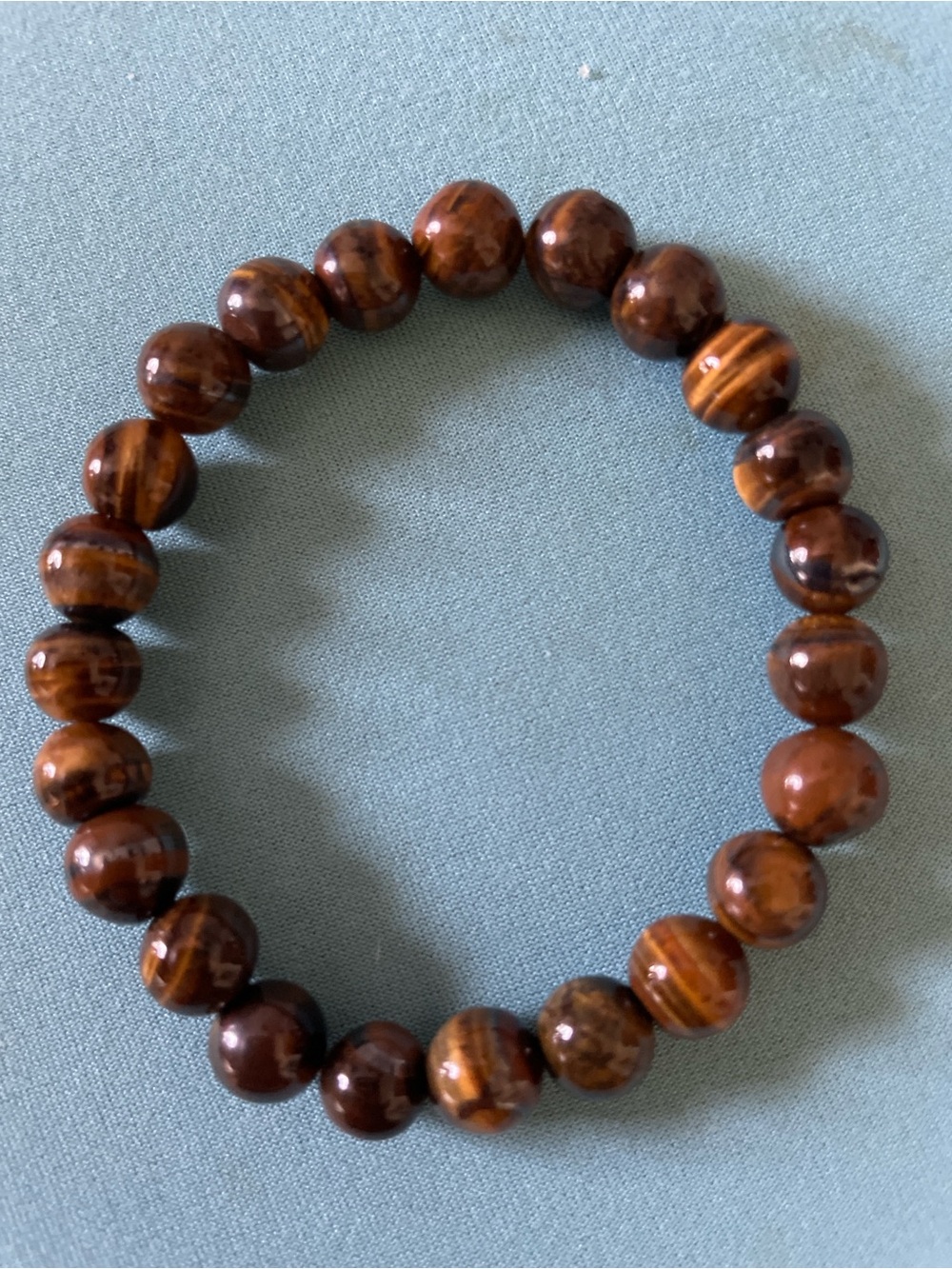 Tiger's Eye Beaded Stretch Bracelet - 3 set